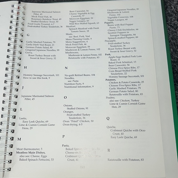 OVEN ROASTED ETC MEALS FOR LIFE HARDCOVER SPIRAL BOUND COOKBOOK BY HEALTY CHOICE - Picture 16 of 17